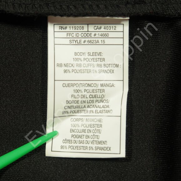 Adidas Atlanta Hawks Jacket Mens M Black Member Club Exclusive Full Zip - Picture 10 of 10